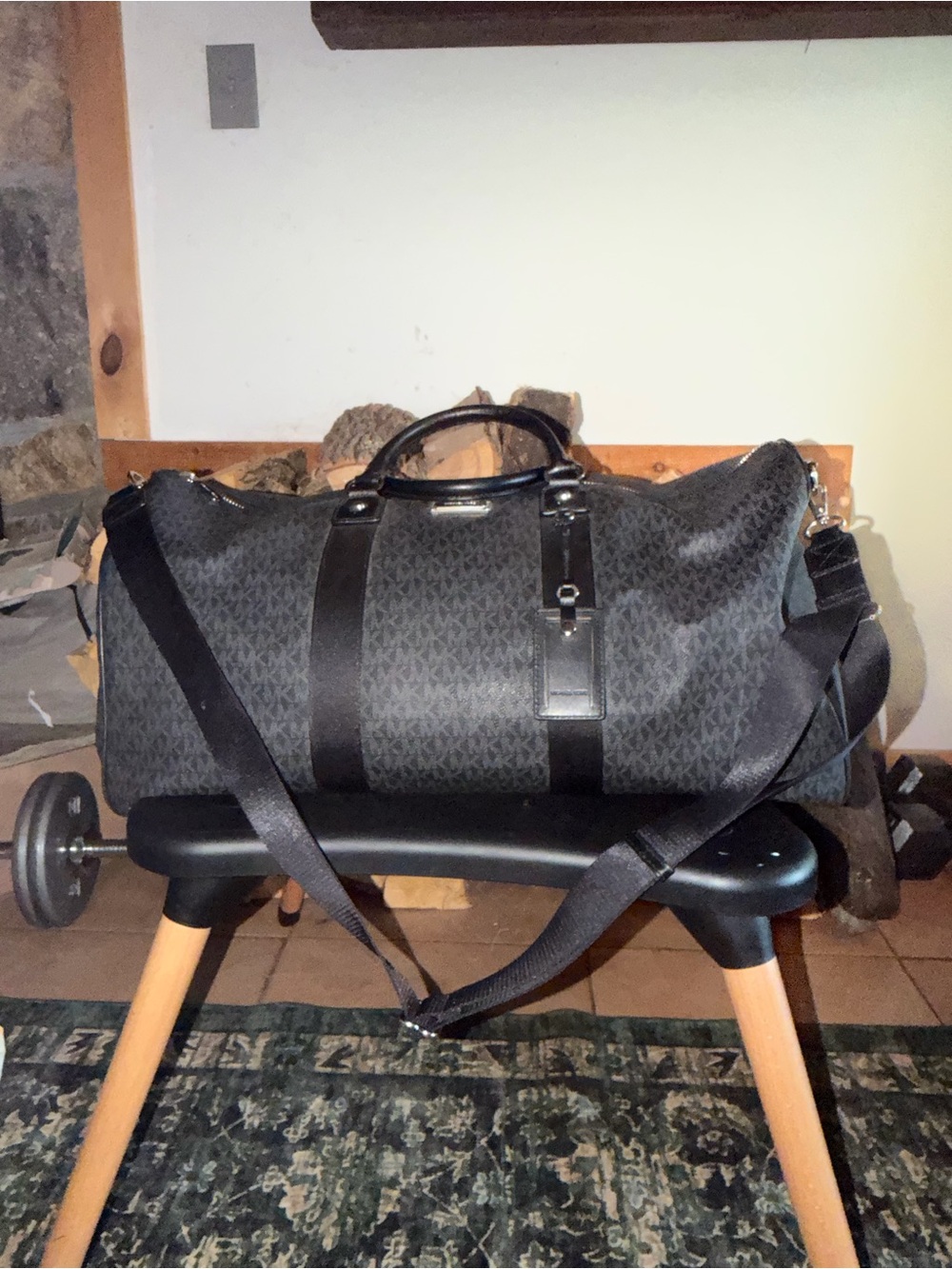 Michael Kors Travel Bag Duffle Extra Large Black